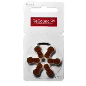 ReSound elementai 312 dydis